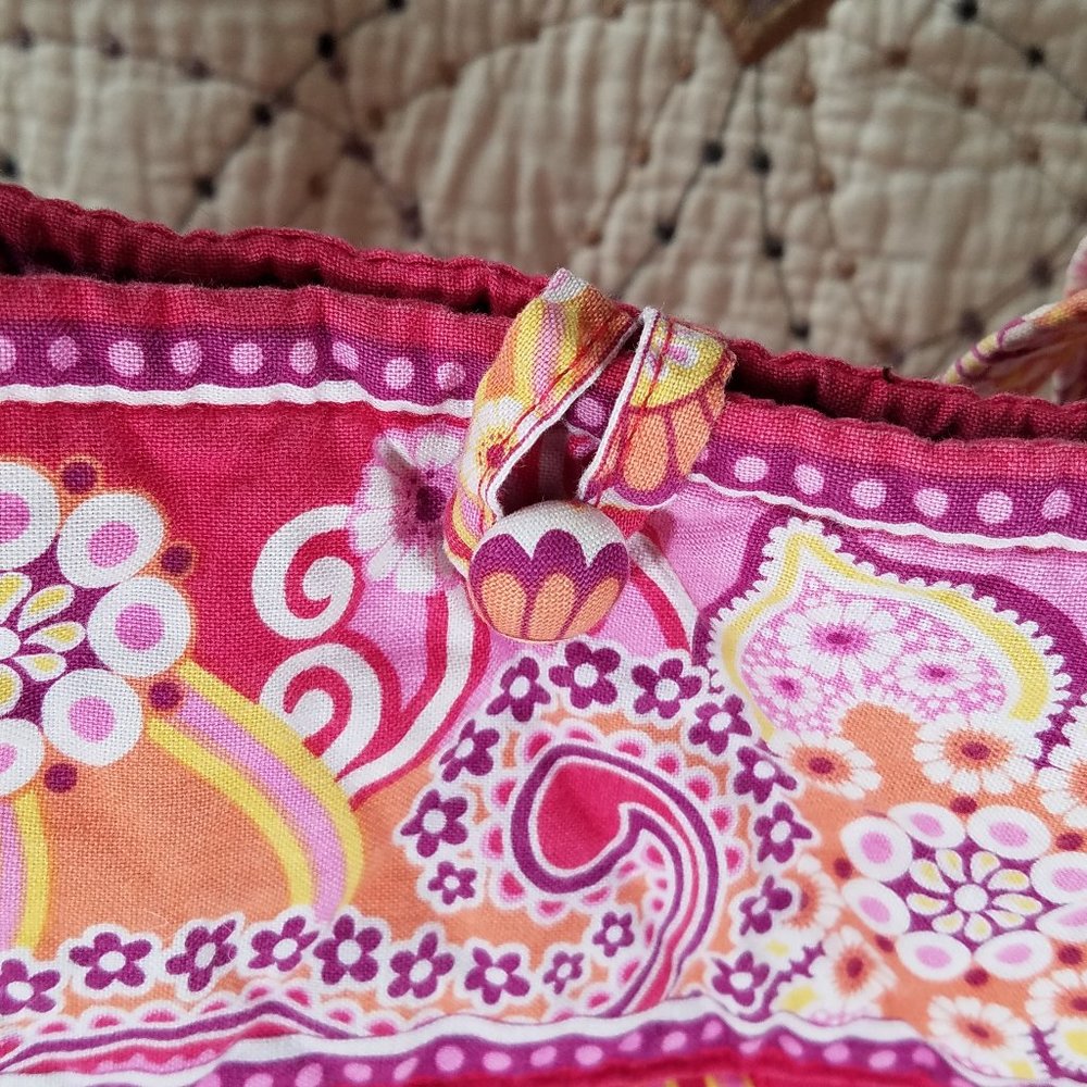 Euc Vera Bradley Raspberry Fizz Tote Bag - image 4
